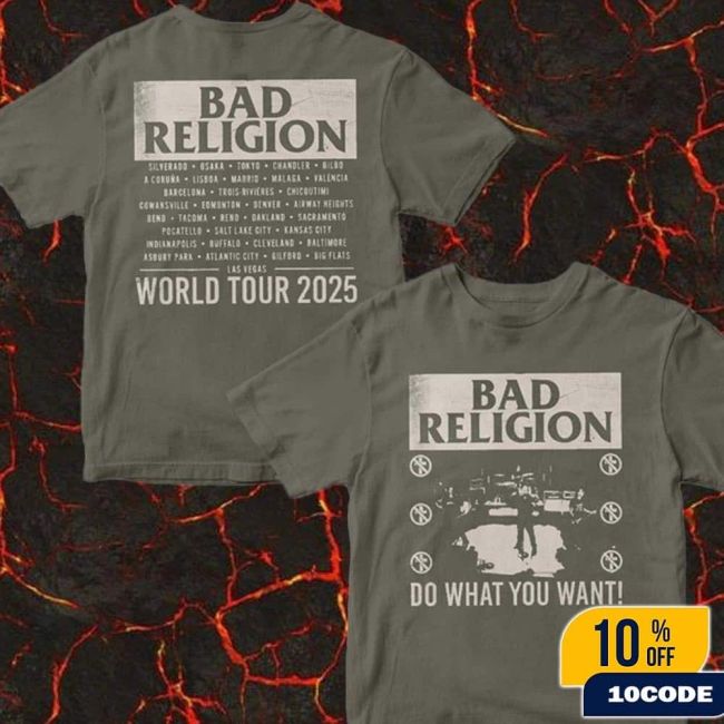 Elevate Your Style: Top Picks from Bad Religion's Official Shop